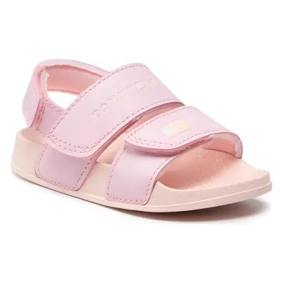 Sandály Tommy Hilfiger Velcro Sandal T1A2-32193-0193 Růžová