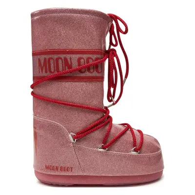 Sněhule Moon Boot Icon Junior Glitter 80D3400290 Růžová