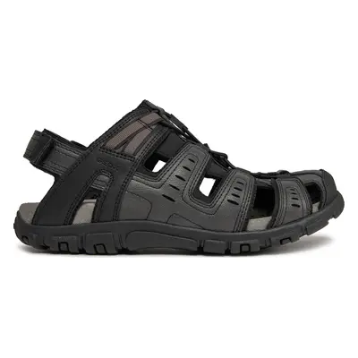 Sandály Geox Uomo Sandal Strada U4524C 000ME C9999 Černá