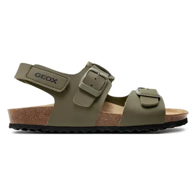 Sandály Geox J Ghita Boy J358LD 000BC C3009 S Khaki