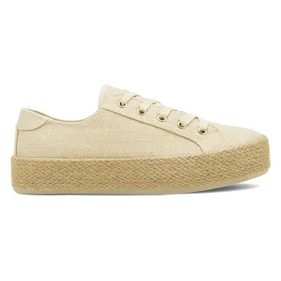 Espadrilky DeeZee WSK1576-01 Béžová