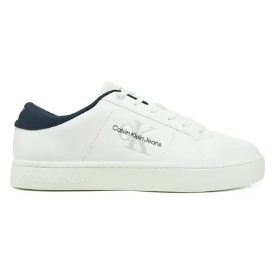 Sneakersy Calvin Klein Jeans Classic Cupsole Low Ml Lth YM0YM00864 Bílá