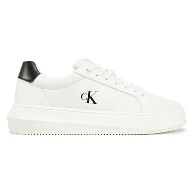 Sneakersy Calvin Klein Jeans Chunky Cupsole Low Mg YW0YW01769 Bílá