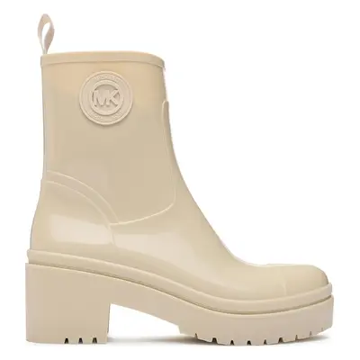 Polokozačky MICHAEL Michael Kors Karis Rainboot 40F3KSMB5Q Écru