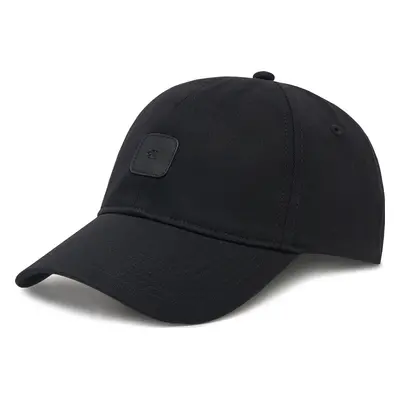 Kšiltovka Calvin Klein Jeans Mono Leather Patch Twill Cap LV04K5052G Černá