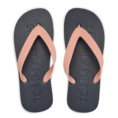 Žabky Tommy Jeans Tjw Logo Flip Flop EN0EN02447 Růžová