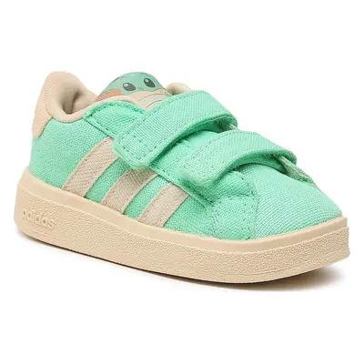 Sneakersy adidas adidas Grand Court x Disney Grogu Shoes Kids IG0450 Zelená