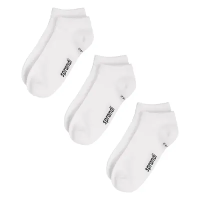 Sada 3 párů dámských vysokých ponožek Sprandi 0WB-002-AW23 (3-pack) Bílá