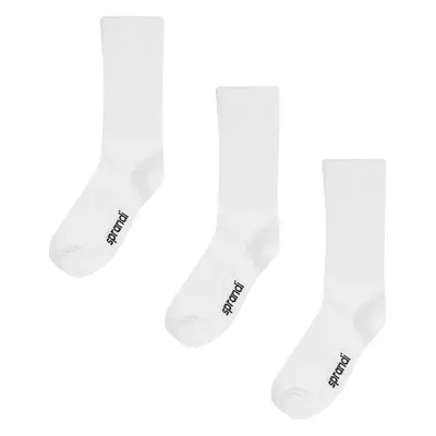 Sada 3 párů vysokých ponožek unisex Sprandi 0UB-001-AW23 (3-pack) Bílá