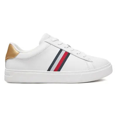 Sneakersy Tommy Hilfiger Essential Court Sneaker FW0FW08321 Bílá