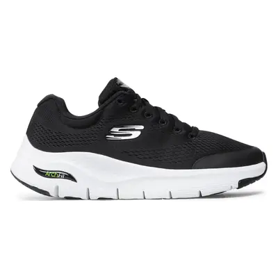 Sneakersy Skechers Arch Fit 232040/BKW Černá