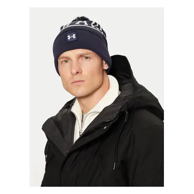 Čepice Under Armour M Halftime Pom Beanie 1386634-410 Tmavomodrá