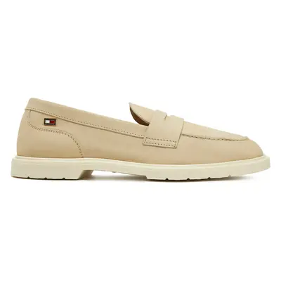 Loafersy Tommy Hilfiger FW0FW08679 Écru