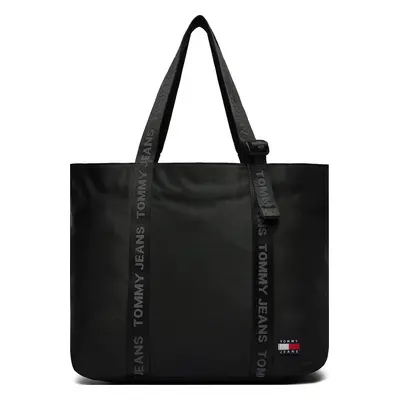 Kabelka Tommy Jeans Tjw Essential Daily Tote AW0AW15819 Černá