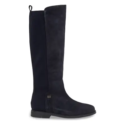 Kozačky ve vojenském stylu Tommy Hilfiger Tommy Essentials Longboot FW0FW07476 Modrá