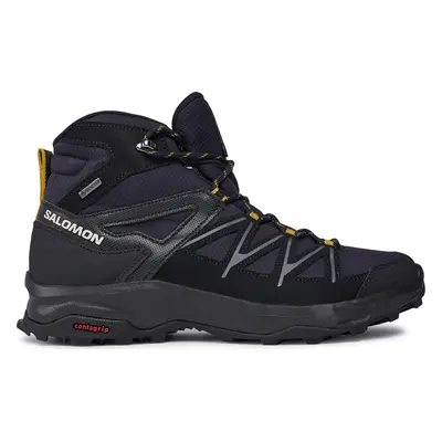 Trekingová obuv Salomon Daintree Mid Gtx GORE-TEX L41678400 Tmavomodrá