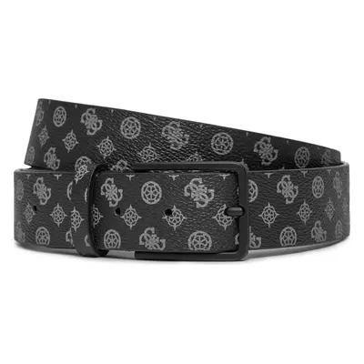 Pánský pásek Guess Micro Peony Eco Belts BM7793 P4135 Černá