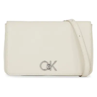 Kabelka Calvin Klein Re-Lock Double Gusett Xbody K60K611531 Écru