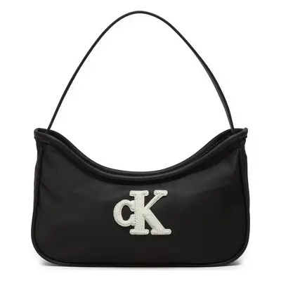 Kabelka Calvin Klein Jeans Teddy Ck IU0IU00684 Černá