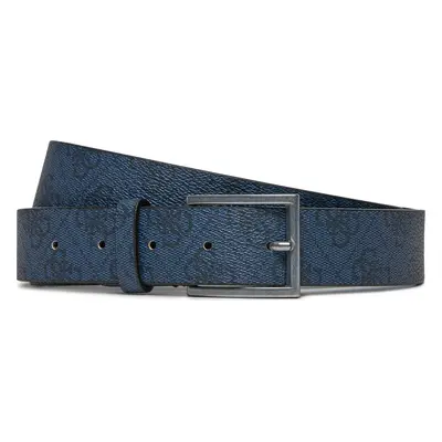 Pánský pásek Guess Vezzola Belts BM7781 P3435 Tmavomodrá