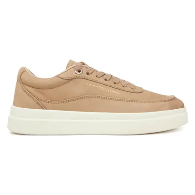 Sneakersy Tommy Hilfiger Modern Court Sneaker Nubuck FW0FW08462 Béžová