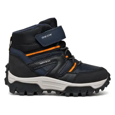 Kozačky Geox J Himalaya Boy B Abx J46FRD 050FU C0045 M Tmavomodrá