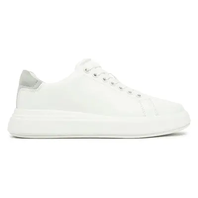 Sneakersy Calvin Klein Cupsole Lace Up - Suede Bt HW0HW02404 Bílá