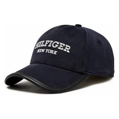 Kšiltovka Tommy Hilfiger Monotype Stacked Branding Cap AM0AM12253 Modrá