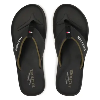 Žabky Tommy Hilfiger Padded Comfort Hilfiger B Sandal FM0FM05440 Černá