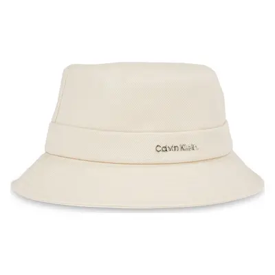 Klobouk Calvin Klein Back Tie Bucket K60K613161 Écru