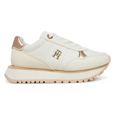 Sneakersy Tommy Hilfiger Low Cut Lace-Up Sneaker T3A9-33759-1355 M Bílá