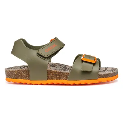 Sandály Geox J Ghita J028LB 0009F C0623 S Khaki