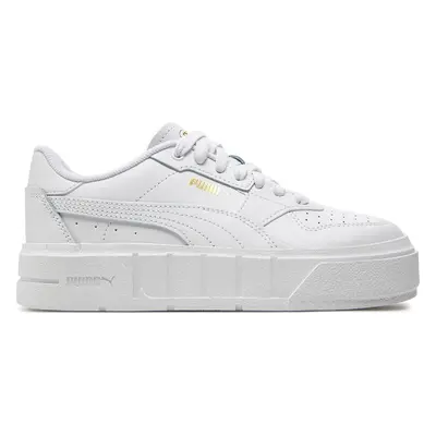 Sneakersy Puma Cali Court Lth Jr 394384-03 Bílá