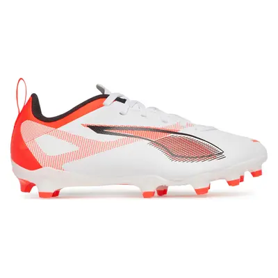 Boty na fotball Puma Ultra 5 Play Fg/Ag Jr 108170 01 Bílá