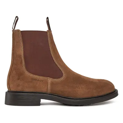 Kotníková obuv s elastickým prvkem Gant Millbro Chelsea Boot 27633415 Khaki