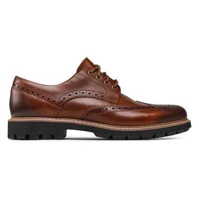 Polobotky Clarks Batcombe Wing 261271917 Hnědá