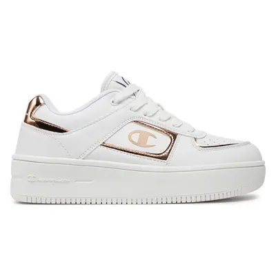 Sneakersy Champion Foul Play Plat Element Slick Low Cut Shoe S11670-CHA-WW008 Bílá