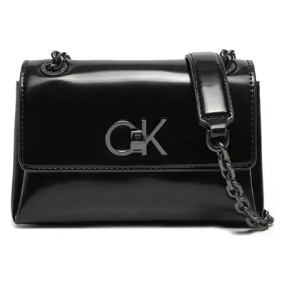 Kabelka Calvin Klein Re-Lock Sm Shoulder K60K612558 Černá