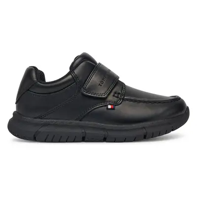 Polobotky Tommy Hilfiger Low Cut Velcro Shoe T3B4-33176-1355 M Černá