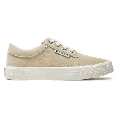 Tenisky Tommy Jeans Tjw Vulc Skate Derby EN0EN02494 Béžová