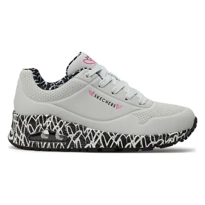 Sneakersy Skechers Loving Love 155506/WBK Bílá