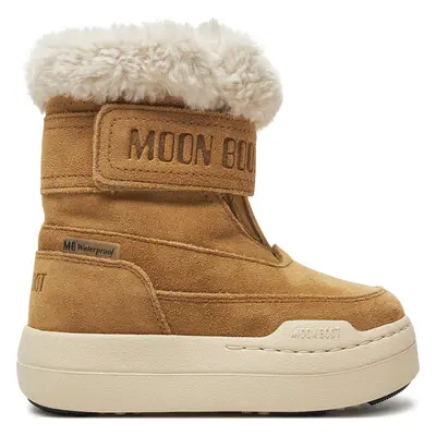 Sněhule Moon Boot Junior Park Dtrap Boot Suede 80D3440040 Hnědá