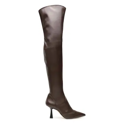 Mušketýrky MICHAEL Michael Kors Clara Boot 40F3CLMB5L Hnědá