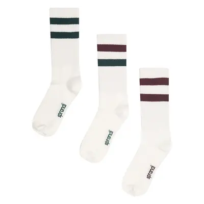 Sada 3 párů vysokých ponožek unisex Sprandi 0UB-004-AW23 (3-pack) Zelená