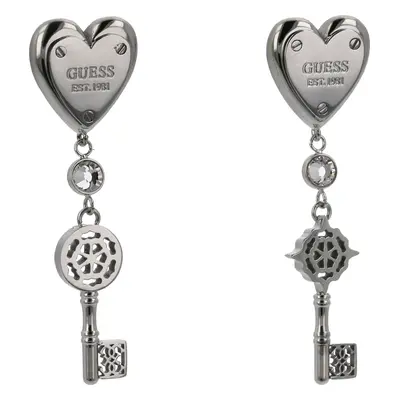 Naušnice Guess JUBE042 17JW Stříbrná