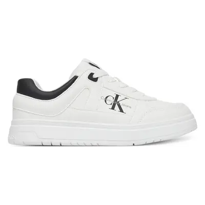 Sneakersy Calvin Klein Jeans Low Cut Lace-Up Sneaker V3X9-82090-1355 S Bílá