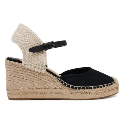 Espadrilky LAUREN RALPH LAUREN Robby 802961836001 Černá