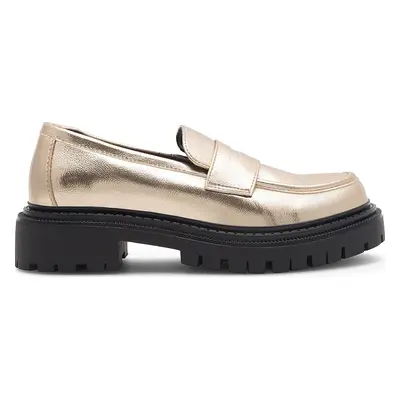 Loafersy JENNY KIRA HY60031D-4 Zlatá