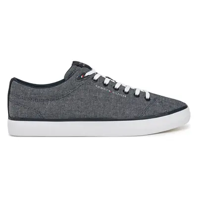 Tenisky Tommy Hilfiger Th Hi Vulc Low Core Chambray FM0FM05389 Modrá