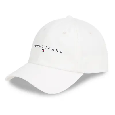 Kšiltovka Tommy Jeans Tjm Linear Logo Cap AM0AM12958 Bílá